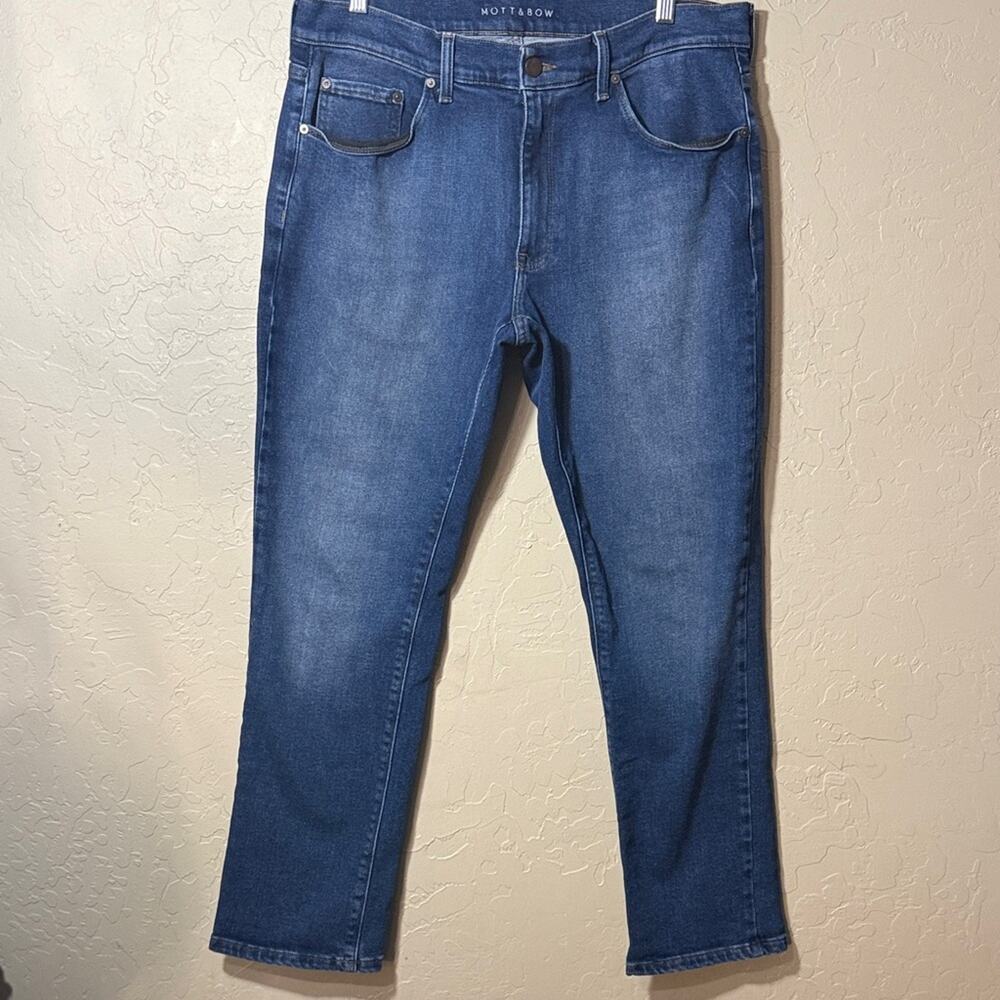 Mott & bow mens slim jeans dark wash size 35 x 30
